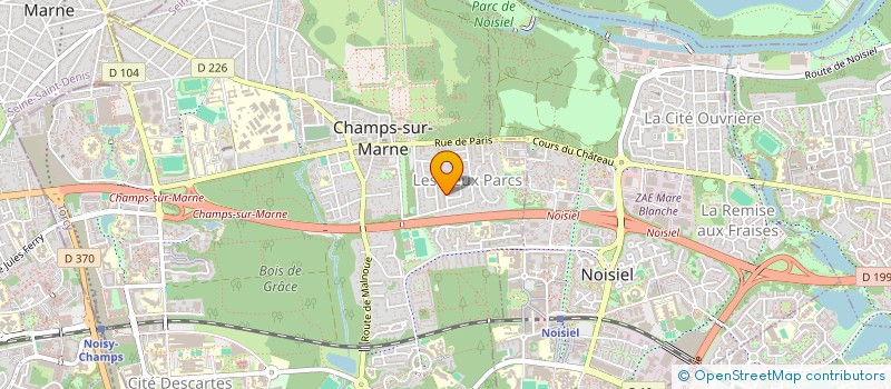 localisation de l'entreprise MONSIEUR THIERRY DANIEL CARON à CHAMPS-SUR-MARNE