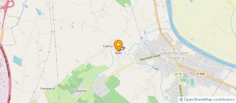 localisation de l'entreprise MONSIEUR THIERRY DARGASSIES  LABASTIDE-SAINT-PIERRE