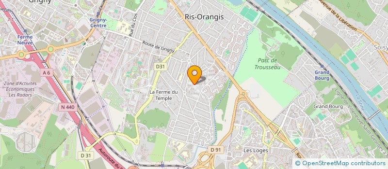 localisation de l'entreprise MONSIEUR THIERRY DARGOS à RIS-ORANGIS