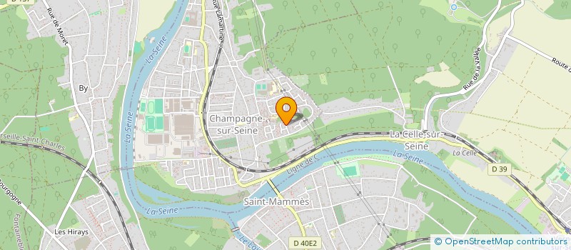 localisation de l'entreprise MONSIEUR THIERRY DARNOUX  CHAMPAGNE-SUR-SEINE