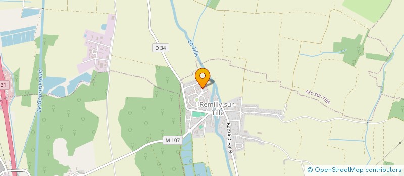 localisation de l'entreprise MONSIEUR THIERRY DARRAS  REMILLY-SUR-TILLE