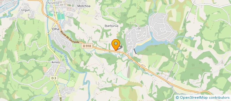 localisation de l'entreprise MONSIEUR THIERRY DARRORT  SAINT-PEE-SUR-NIVELLE