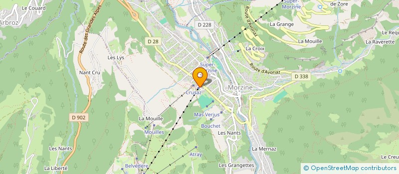 localisation de l'entreprise MONSIEUR THIERRY DARTOIS à MORZINE