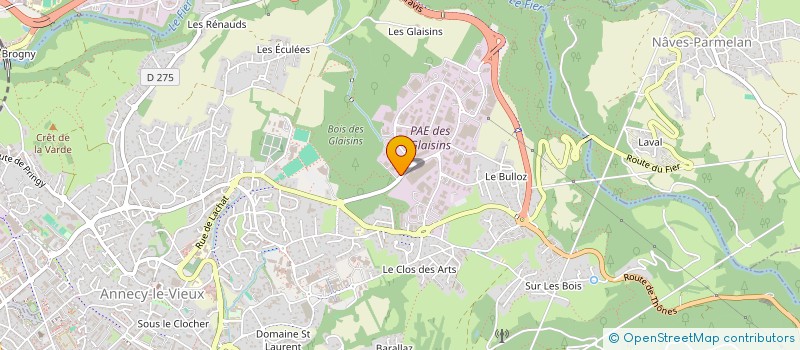 localisation de l'entreprise MONSIEUR THIERRY DASNIERES DE VEIGY à ANNECY