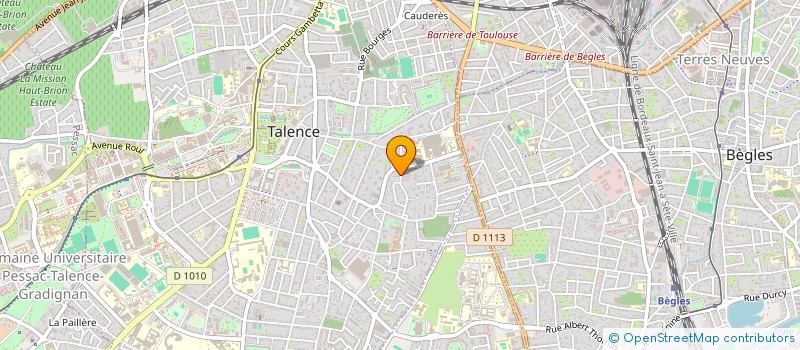 localisation de l'entreprise MONSIEUR THIERRY DAURIAC  TALENCE