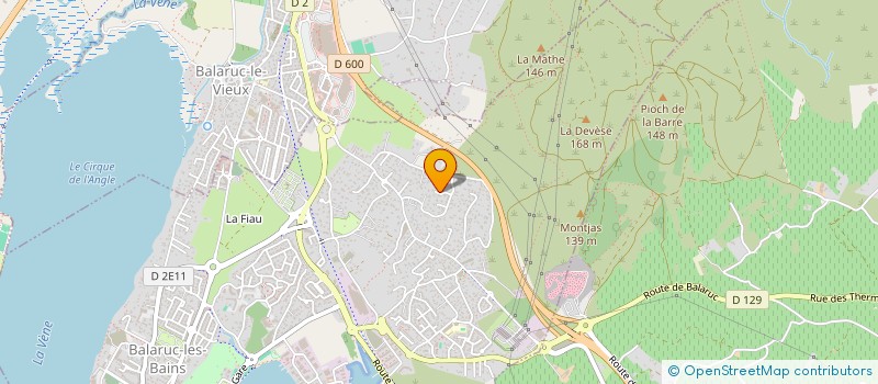 localisation de l'entreprise MONSIEUR THIERRY DAVO  BALARUC-LES-BAINS