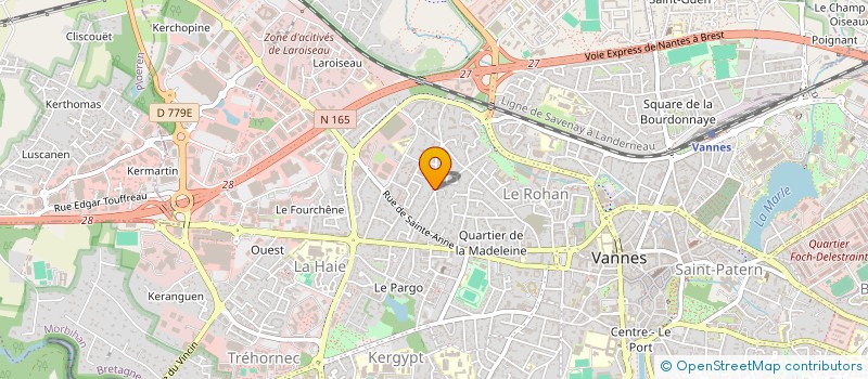 localisation de l'entreprise MONSIEUR THIERRY DE BAETS à VANNES