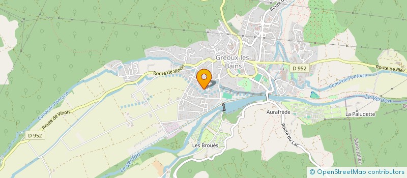 localisation de l'entreprise MONSIEUR THIERRY DE BAILLIENCOURT à GREOUX-LES-BAINS