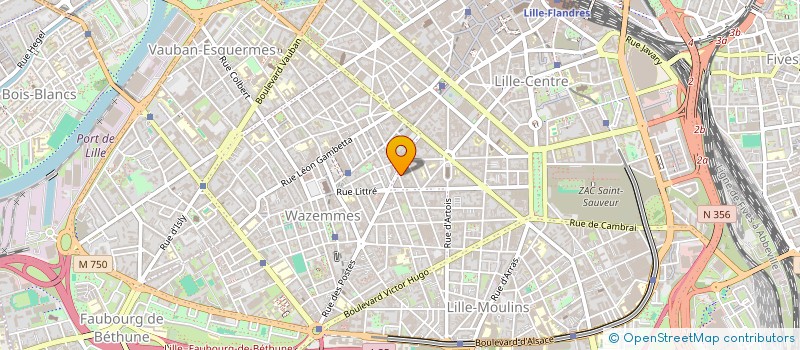 localisation de l'entreprise MONSIEUR THIERRY DE JALRAS DE JOURDAN  LILLE