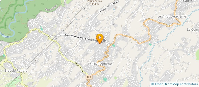 localisation de l'entreprise MONSIEUR THIERRY DE LA PLAINE  LE TAMPON