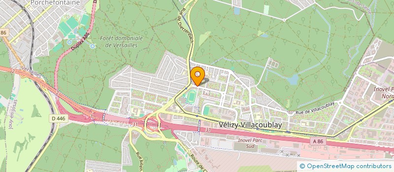 localisation de l'entreprise MONSIEUR THIERRY DE  LASTIC SAINT JAL  VELIZY-VILLACOUBLAY