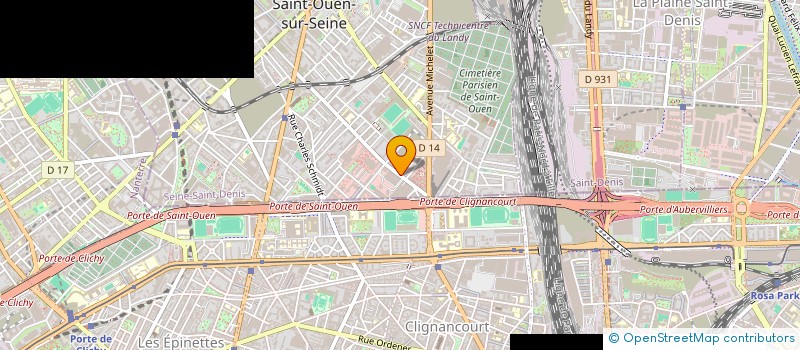 localisation de l'entreprise MONSIEUR THIERRY DE RIDDER à SAINT-OUEN-SUR-SEINE