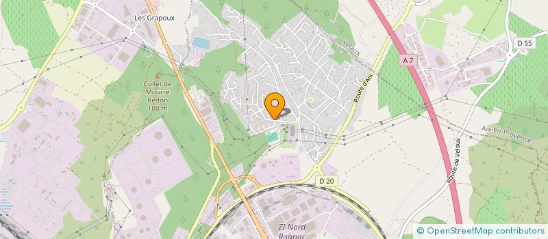 localisation de l'entreprise MONSIEUR THIERRY DE VENDOMOIS  ROGNAC