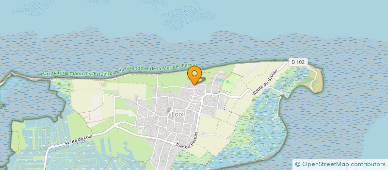 localisation de l'entreprise MONSIEUR THIERRY DE VERGNES  LOIX