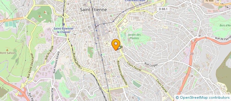 localisation de l'entreprise MONSIEUR THIERRY DE VITO  SAINT-ETIENNE