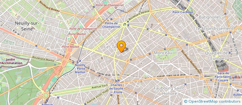 localisation de l'entreprise MONSIEUR THIERRY DE VIVILLE  PARIS