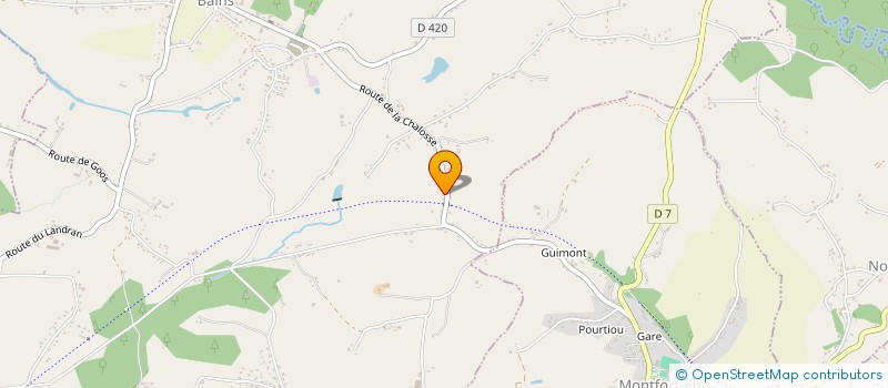 localisation de l'entreprise MONSIEUR THIERRY DEBA  GAMARDE-LES-BAINS