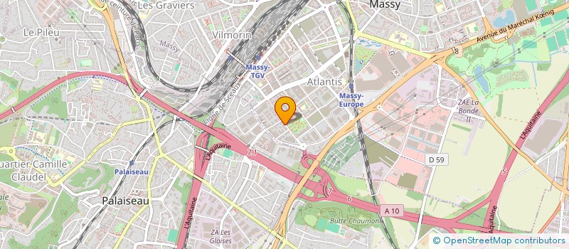 localisation de l'entreprise MONSIEUR THIERRY DEBARD  MASSY