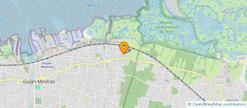 localisation de l'entreprise MONSIEUR THIERRY DEBES  GUJAN-MESTRAS