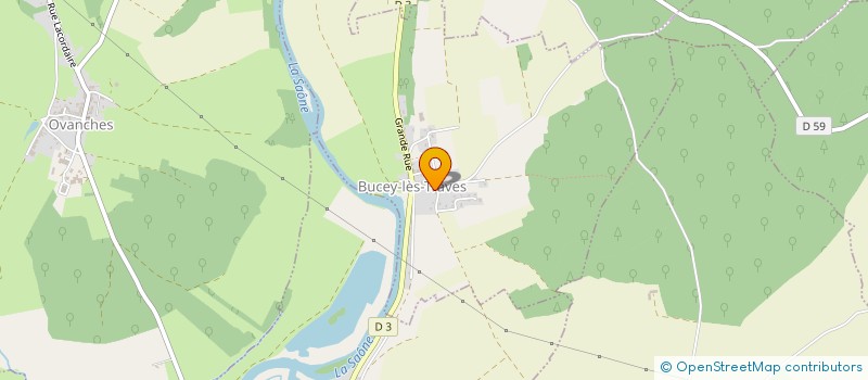 localisation de l'entreprise MONSIEUR THIERRY DEBOUT  BUCEY-LES-TRAVES