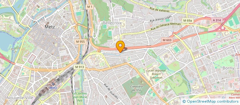 localisation de l'entreprise MONSIEUR THIERRY DEBRAS  METZ