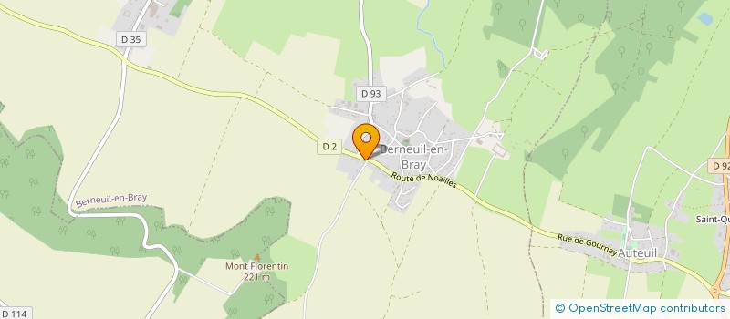 localisation de l'entreprise MONSIEUR THIERRY DECAUDAIN  BERNEUIL-EN-BRAY