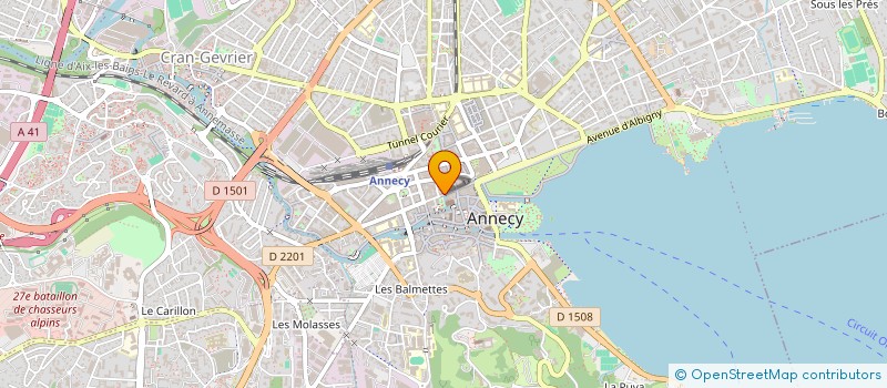 localisation de l'entreprise MONSIEUR THIERRY DECHAMBOUX à ANNECY