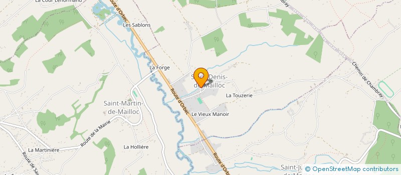 localisation de l'entreprise MONSIEUR THIERRY DECKE  SAINT-DENIS-DE-MAILLOC