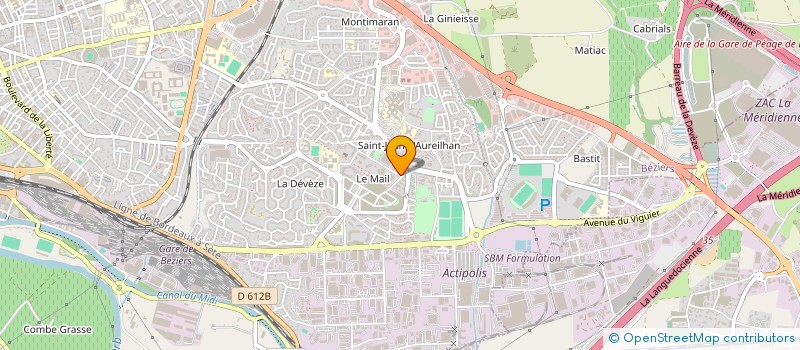 localisation de l'entreprise MONSIEUR THIERRY DECOBERT  NISSAN-LEZ-ENSERUNE