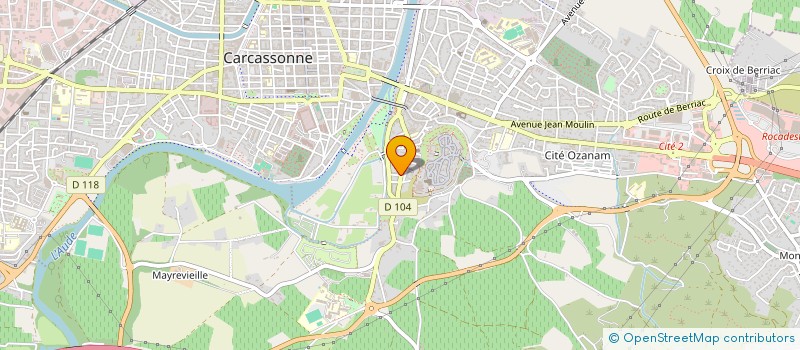 localisation de l'entreprise MONSIEUR THIERRY DECOENE à CARCASSONNE