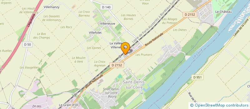 localisation de l'entreprise MONSIEUR THIERRY DECOUARD  SAINT-DENIS-SUR-LOIRE