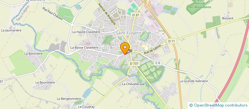 localisation de l'entreprise MONSIEUR THIERRY DECRON  SAINT-FULGENT