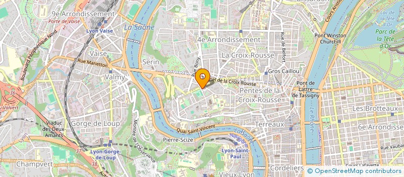 localisation de l'entreprise MONSIEUR THIERRY DECRUZ à LYON