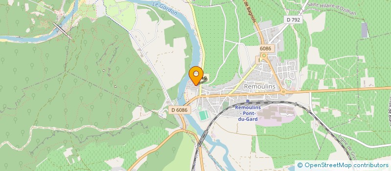 localisation de l'entreprise MONSIEUR THIERRY DECUPERE  REMOULINS