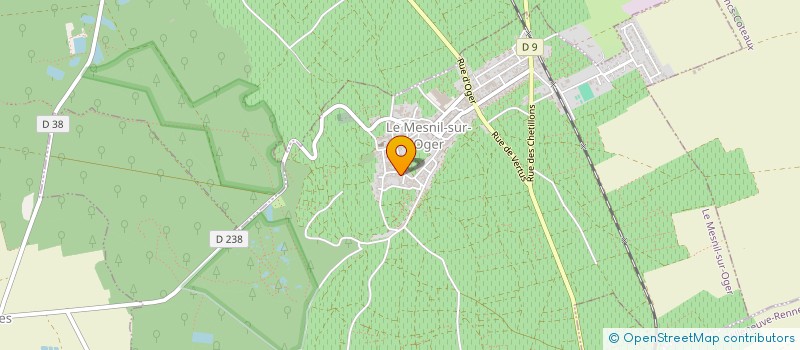 localisation de l'entreprise MONSIEUR THIERRY DEFER  LE MESNIL SUR OGER