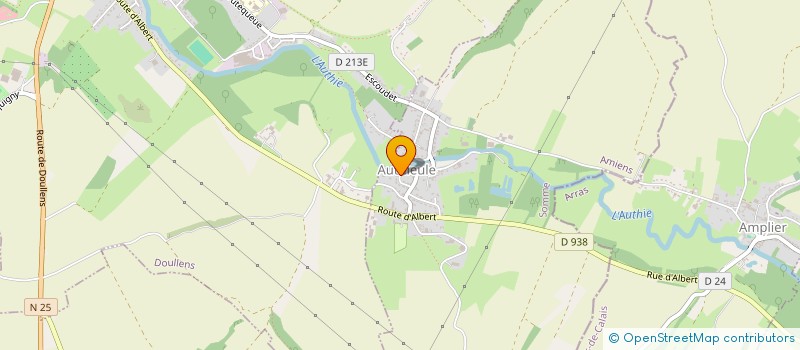 localisation de l'entreprise MONSIEUR THIERRY DEFFOSSE  AUTHIEULE