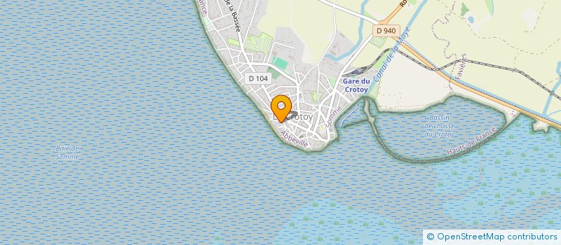 localisation de l'entreprise MONSIEUR THIERRY DEFOSSE à LE CROTOY