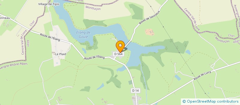 localisation de l'entreprise MONSIEUR THIERRY DEGAGE-PHALANCHER  PERIGNAT-SUR-ALLIER