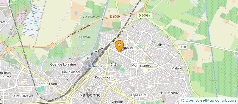 localisation de l'entreprise MONSIEUR THIERRY DEGEN à NARBONNE