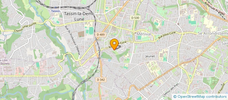 localisation de l'entreprise MONSIEUR THIERRY DEHNNIN  OULLINS-PIERRE-BENITE