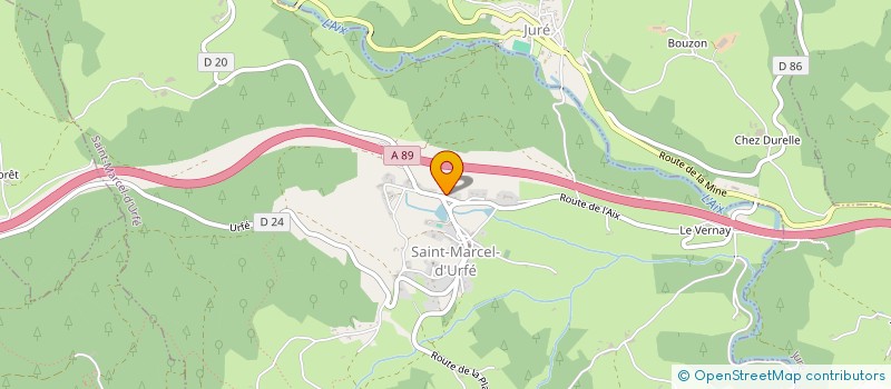 localisation de l'entreprise MONSIEUR THIERRY DEJOB  SAINT-MARCEL-D'URFE