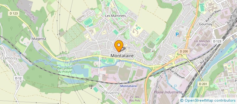 localisation de l'entreprise MONSIEUR THIERRY DEKARZ à MONTATAIRE