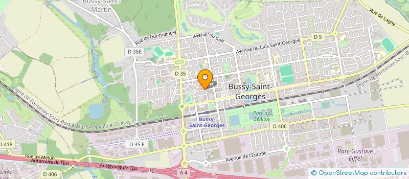 localisation de l'entreprise MONSIEUR THIERRY DEL SIGNORE à BUSSY-SAINT-GEORGES