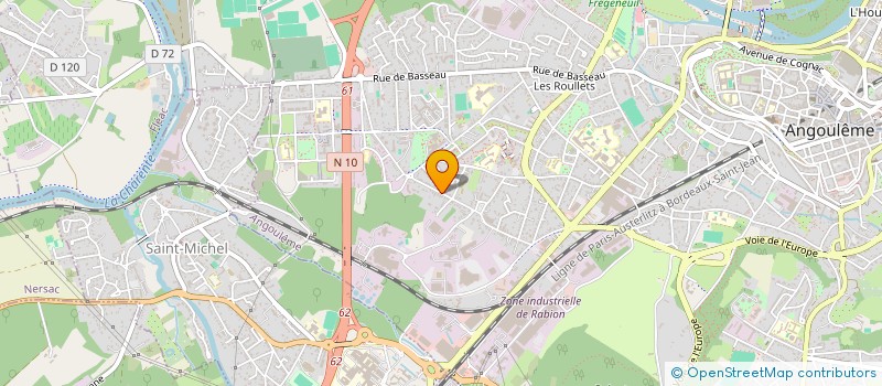 localisation de l'entreprise MONSIEUR THIERRY DELAGE à ANGOULEME