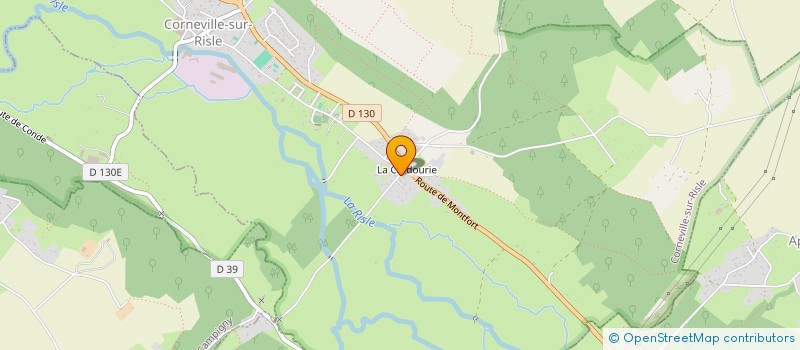 localisation de l'entreprise MONSIEUR THIERRY DELAMARRE  CORNEVILLE-SUR-RISLE