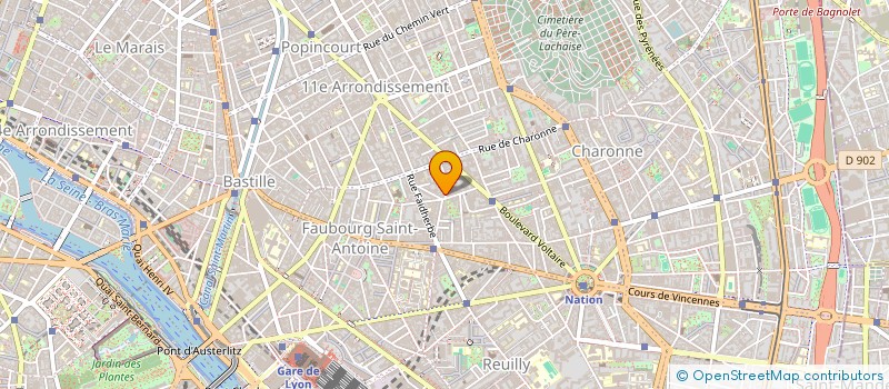 localisation de l'entreprise MONSIEUR THIERRY DELANOUE à PARIS