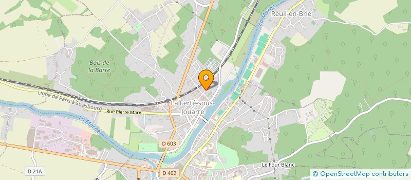 localisation de l'entreprise MONSIEUR THIERRY DELAQUEZE à LA FERTE-SOUS-JOUARRE