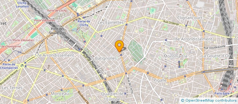 localisation de l'entreprise MONSIEUR THIERRY DELARUE  PARIS