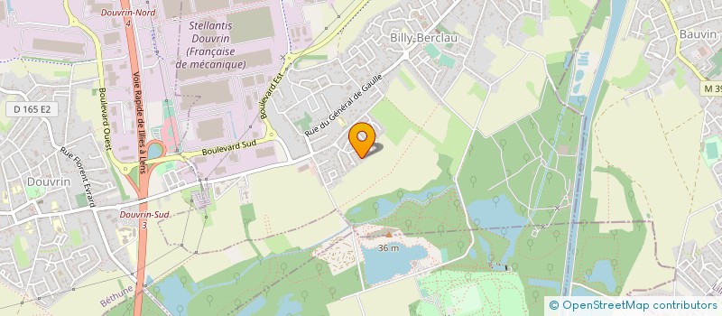 localisation de l'entreprise MONSIEUR THIERRY DELASSUS  BILLY-BERCLAU