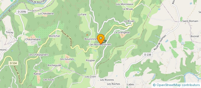 localisation de l'entreprise MONSIEUR THIERRY DELATTRE  BOUCIEU-LE-ROI